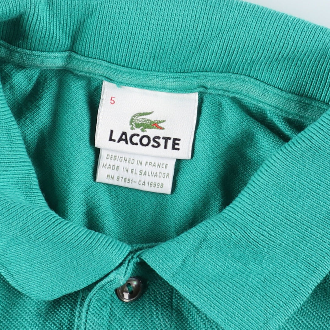 Lacoste LACOSTE French design short sleeve polo shirt size 5 Men's L /eaa438671