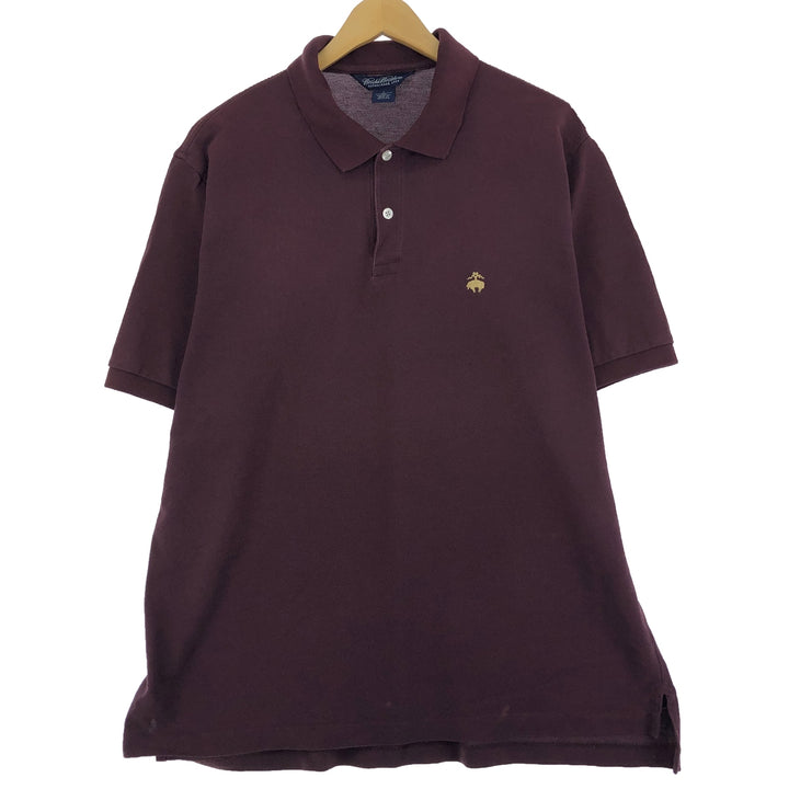 Brooks Brothers 1818 short sleeve polo shirt, men's L /eaa438684