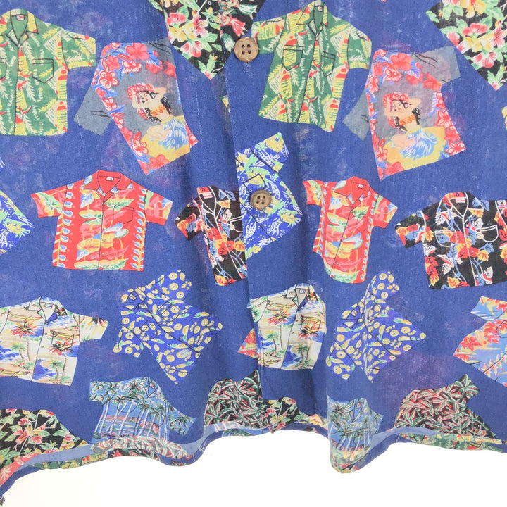 80s-90'S Reyn Spooner Diamond Head Tag All-Over Hawaiian Aloha Shirt Men's XL Vintage /eaa438744