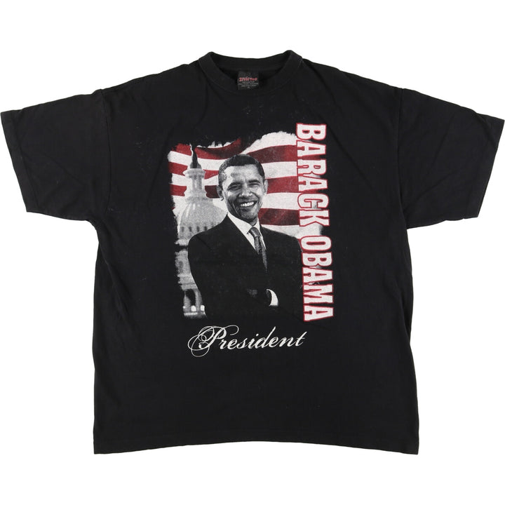 21 VICTOR BARACK OBAMA Barack Obama Print T-shirt Men's XL /eaa438802