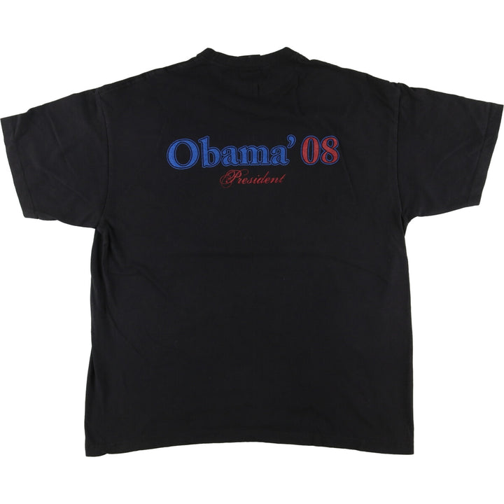 21 VICTOR BARACK OBAMA Barack Obama Print T-shirt Men's XL /eaa438802