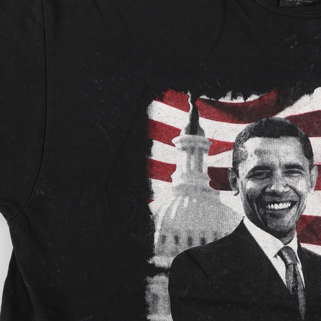 21 VICTOR BARACK OBAMA Barack Obama Print T-shirt Men's XL /eaa438802