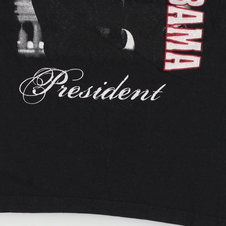 21 VICTOR BARACK OBAMA Barack Obama Print T-shirt Men's XL /eaa438802