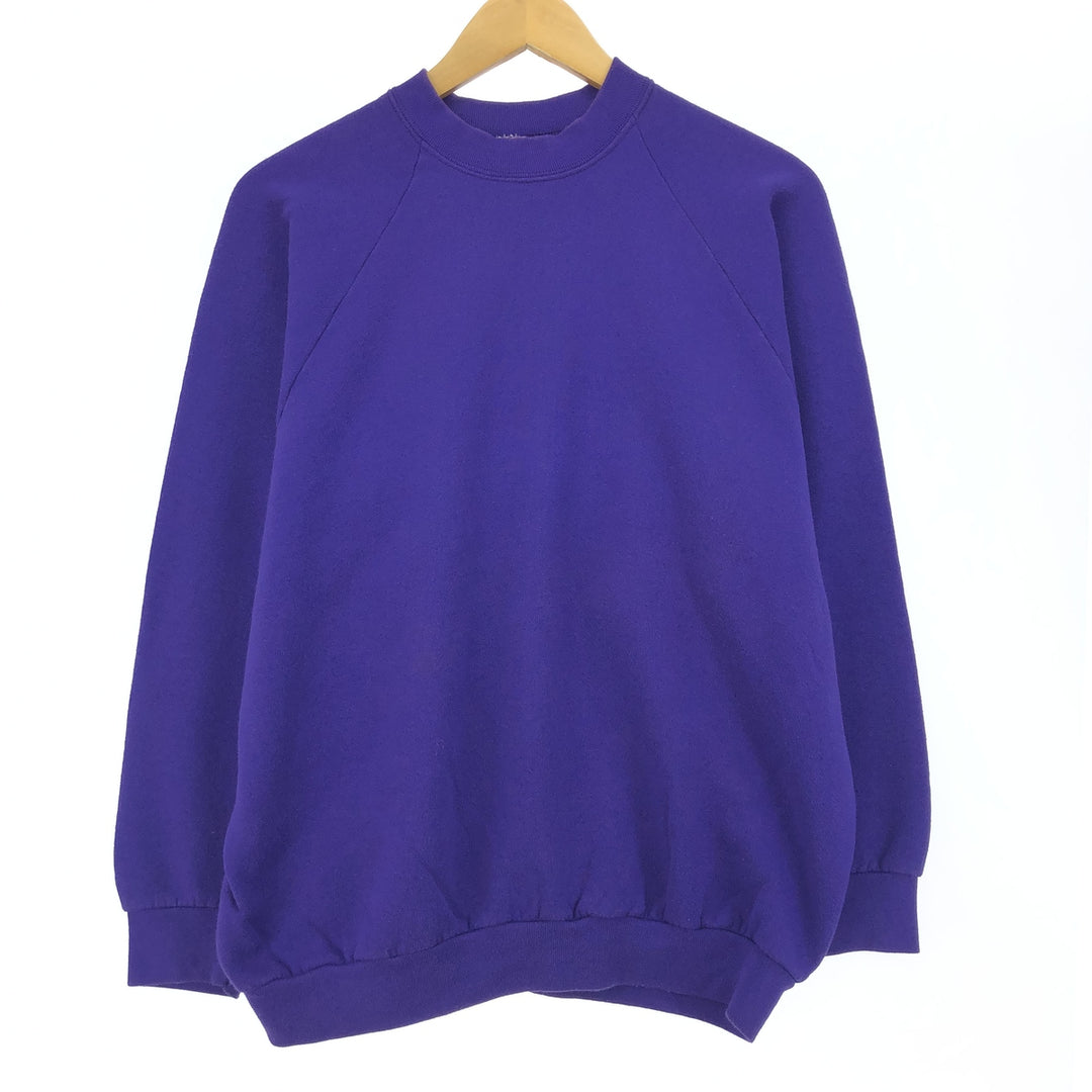 90'S Fruit of the Loom High Neck Plain Blank Sweatshirt Trainer Made in USA Men's XL Vintage /eaa438831