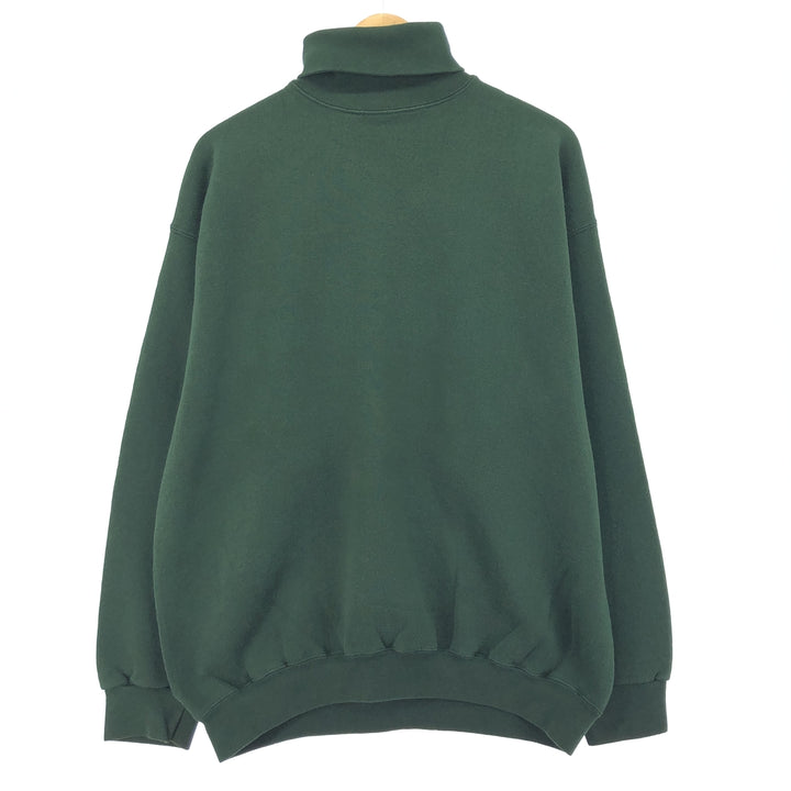 90'S BRITTANIA SPORT turtleneck plain blank sweatshirt sweatshirt made in USA men's XL vintage /eaa438834