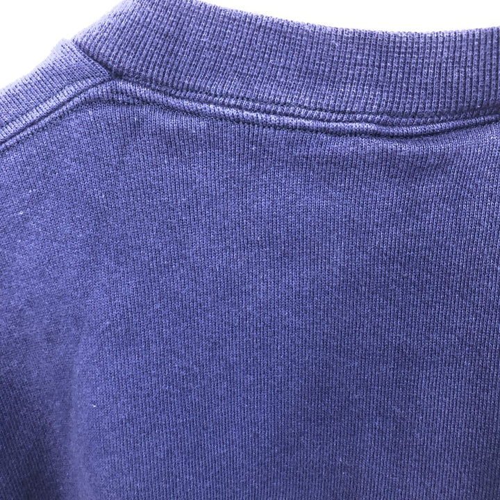 80'S L.L.Bean BY RUSSELL ATHLETIC Henley neck plain blank sweatshirt trainer men's M /eaa438837