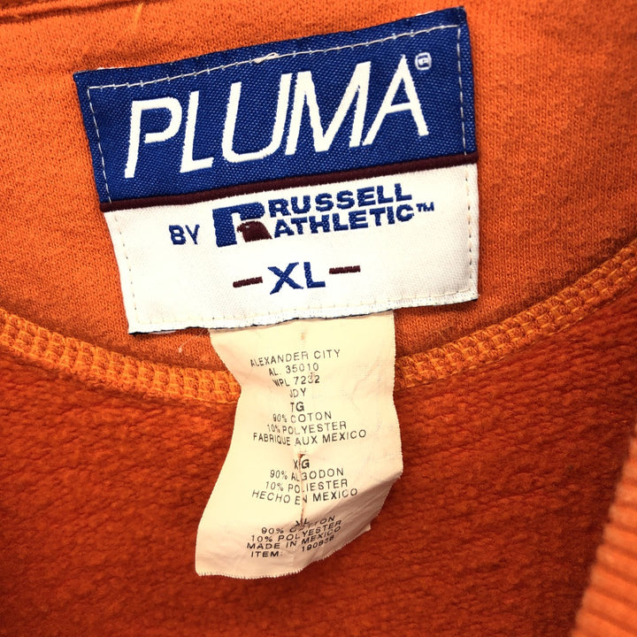 ~00'S Russell PLUMA Plain Blank Sweatshirt Trainer Men's XL /eaa438843