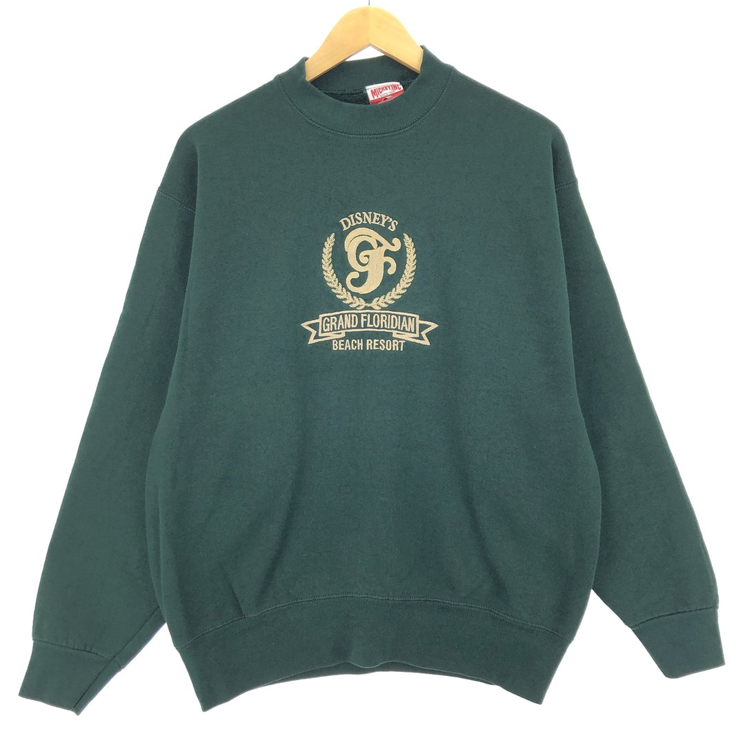 90'S MICKEY INC. embroidered sweatshirt, made in USA, men's L, vintage /eaa438886