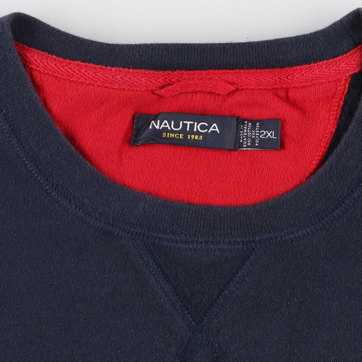 NAUTICA One Point Logo Sweatshirt, Trainer, Men's XXL /eaa438888