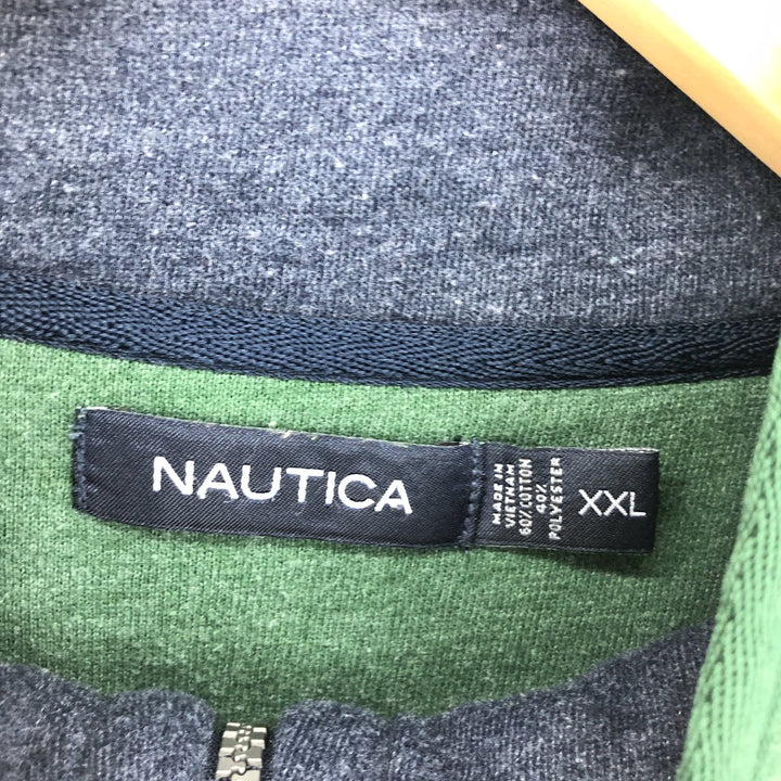 NAUTICA Half-Zip Sweatshirt, Trainer, Men's XXL / eaa438891