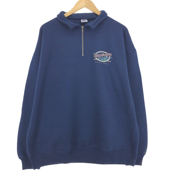 90'S Jerzees Half Zip Sweatshirt Trainer Made in USA Men's XXL Vintage /eaa438892