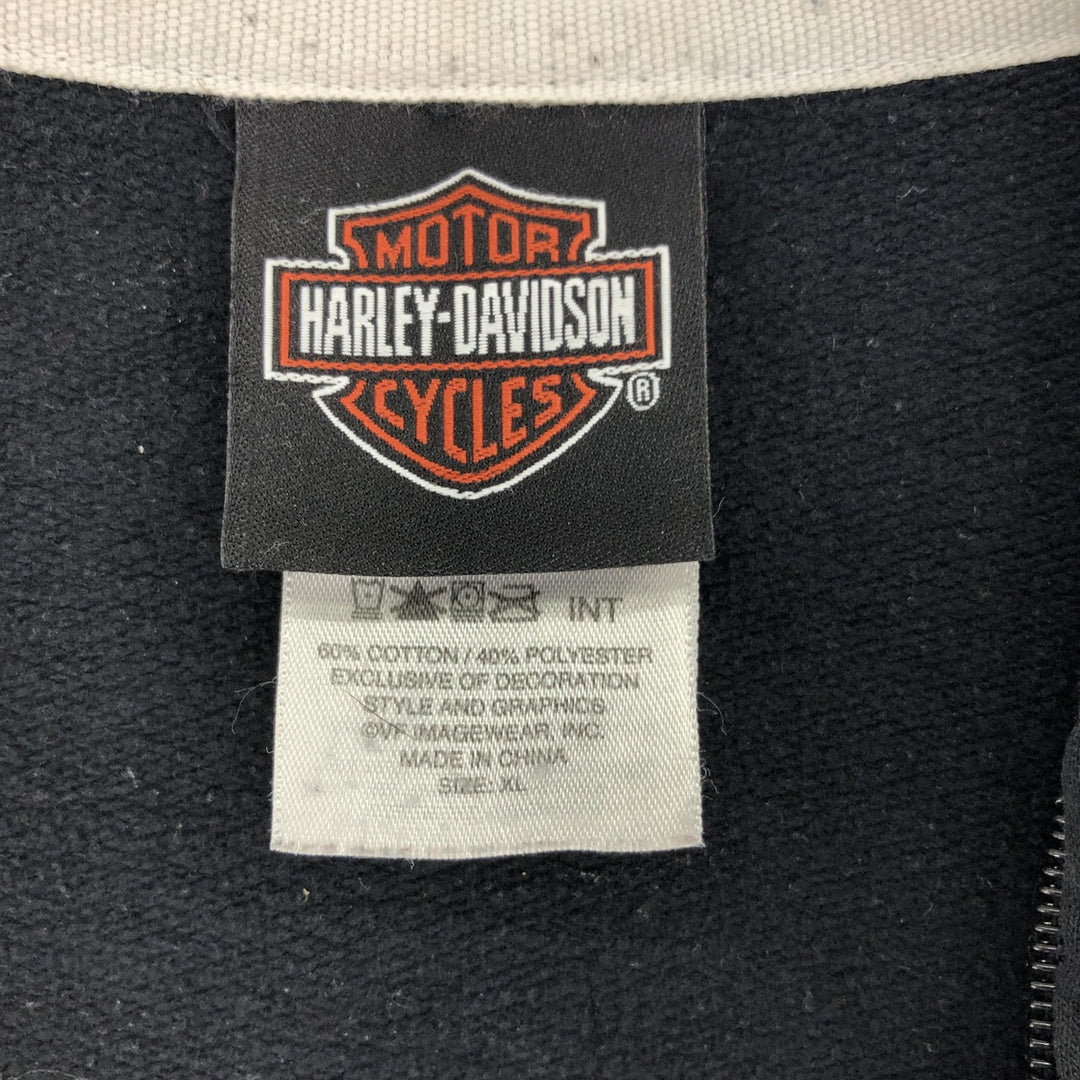 90s~00'S Harley-Davidson Sweat Full Zip Hoodie Men's XL /eaa438942