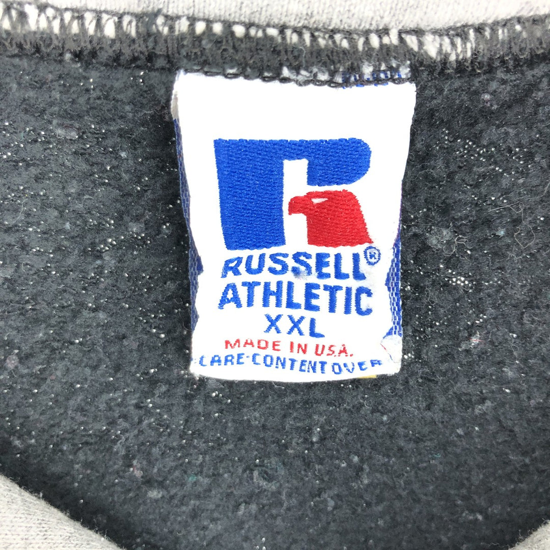 90'S Russell Two-tone Half-Zip Sweatshirt, Made in USA, Men's XXL, Vintage /eaa438992