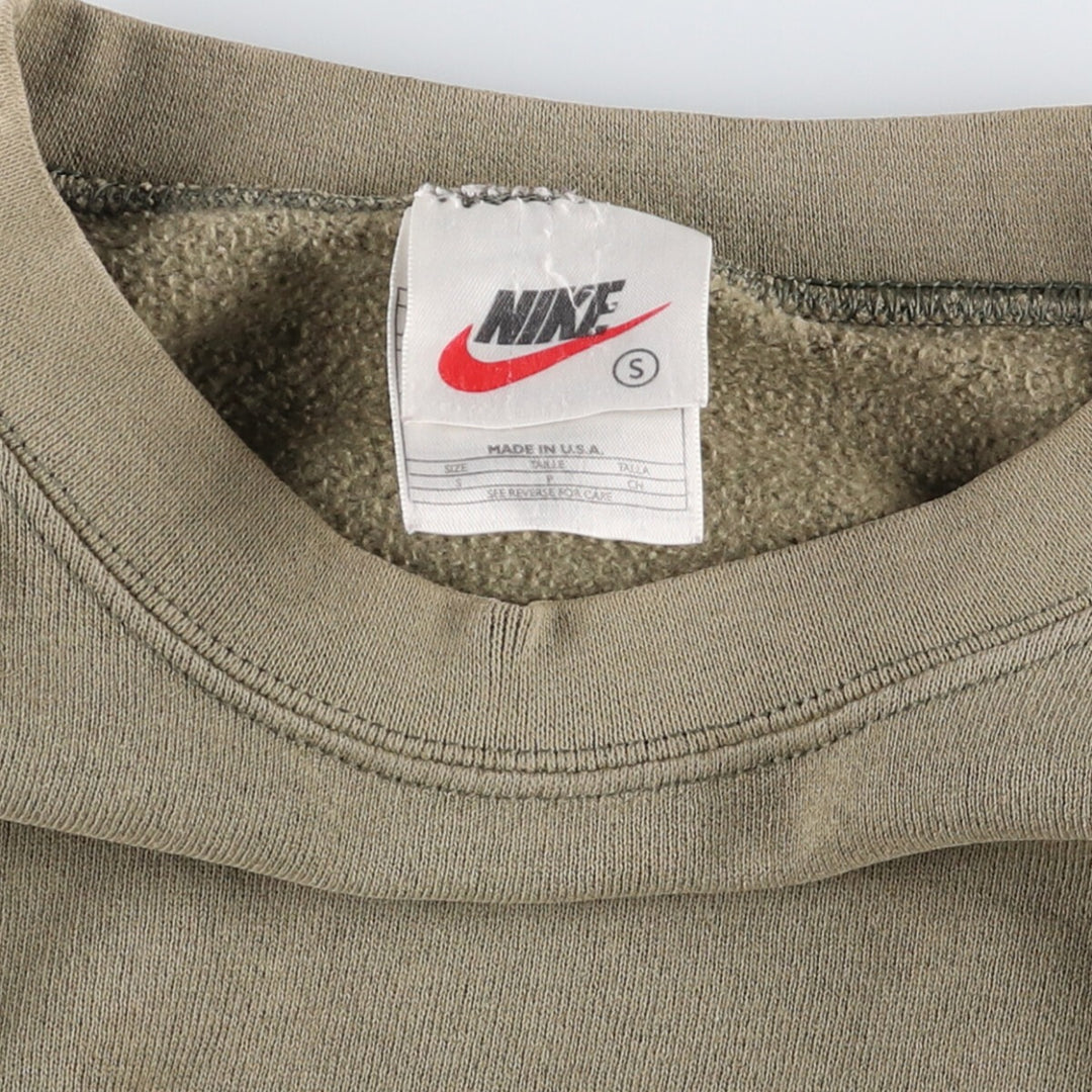 90'S Nike Logo Sweatshirt Trainer Made in USA Men's S Size Vintage /eaa439009