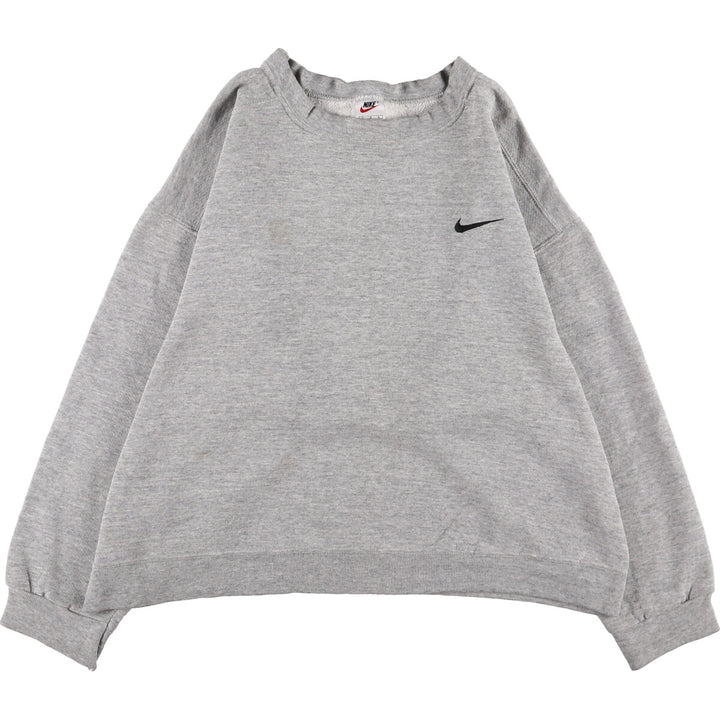 90'S Nike One Point Logo Sweatshirt Trainer Men's L Size Vintage / eaa439013