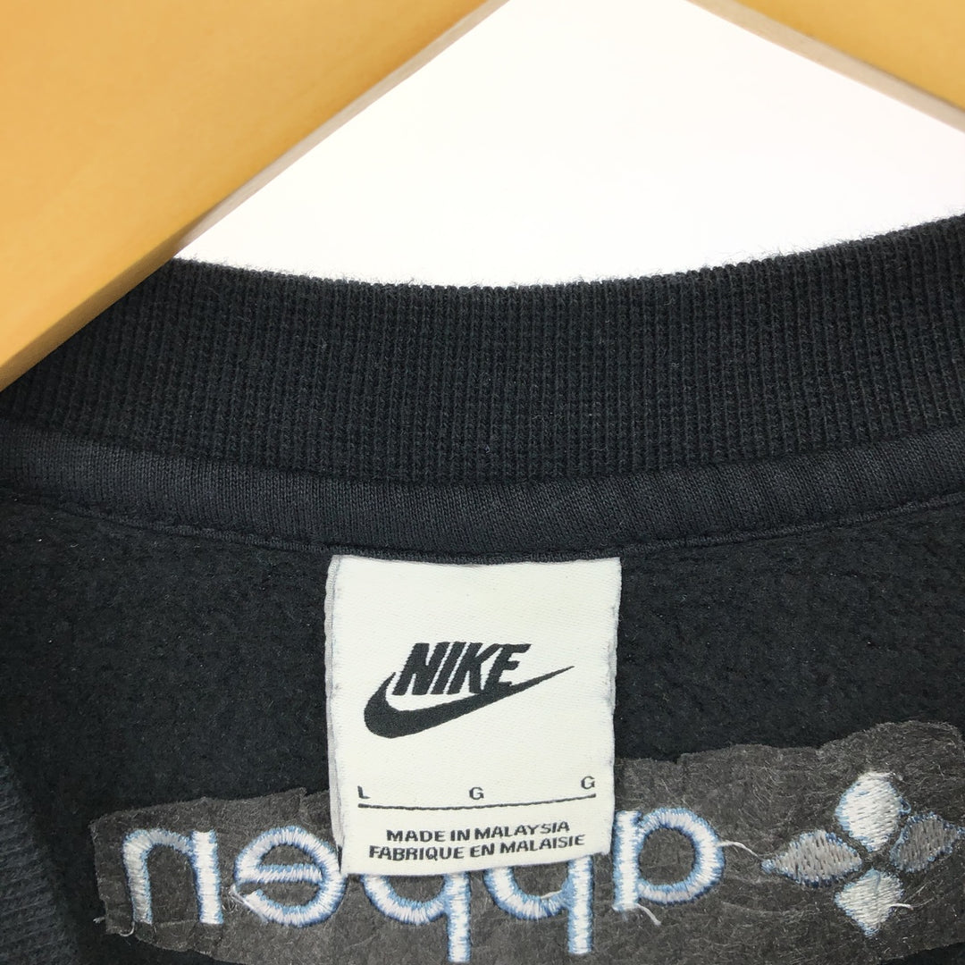 Nike NIKE One Point Logo Sweatshirt Trainer Men's L size / eaa439026