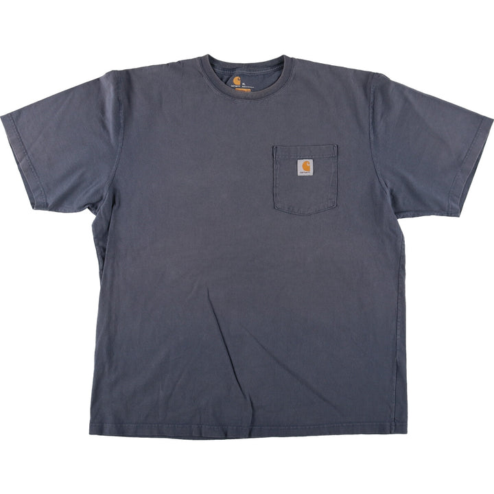 Carhartt ORIGINAL FIT short sleeve one point logo pocket T-shirt Men's XL equivalent /eaa439101