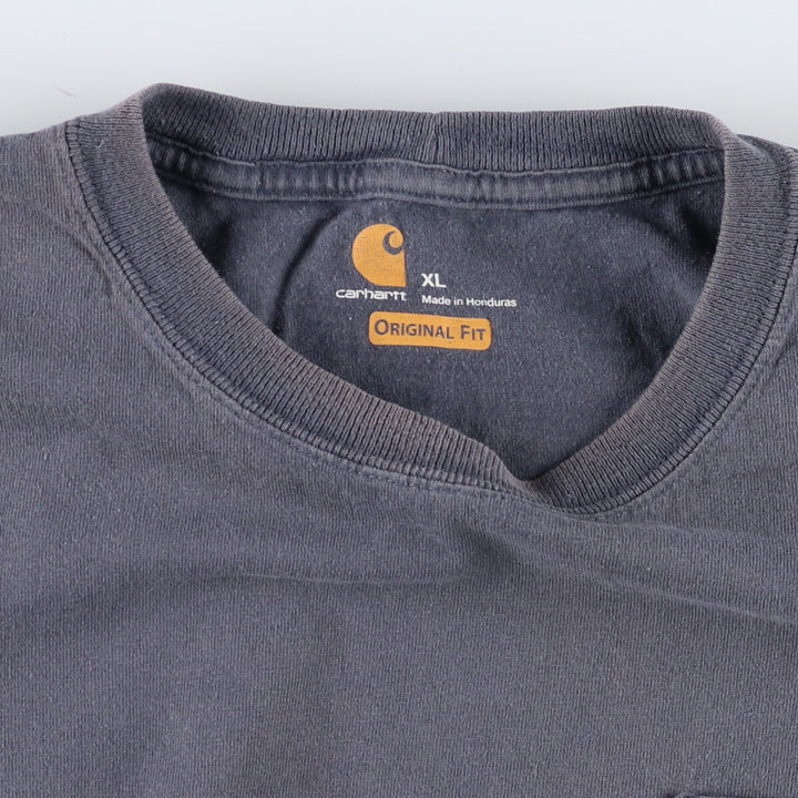 Carhartt ORIGINAL FIT short sleeve one point logo pocket T-shirt Men's XL equivalent /eaa439101