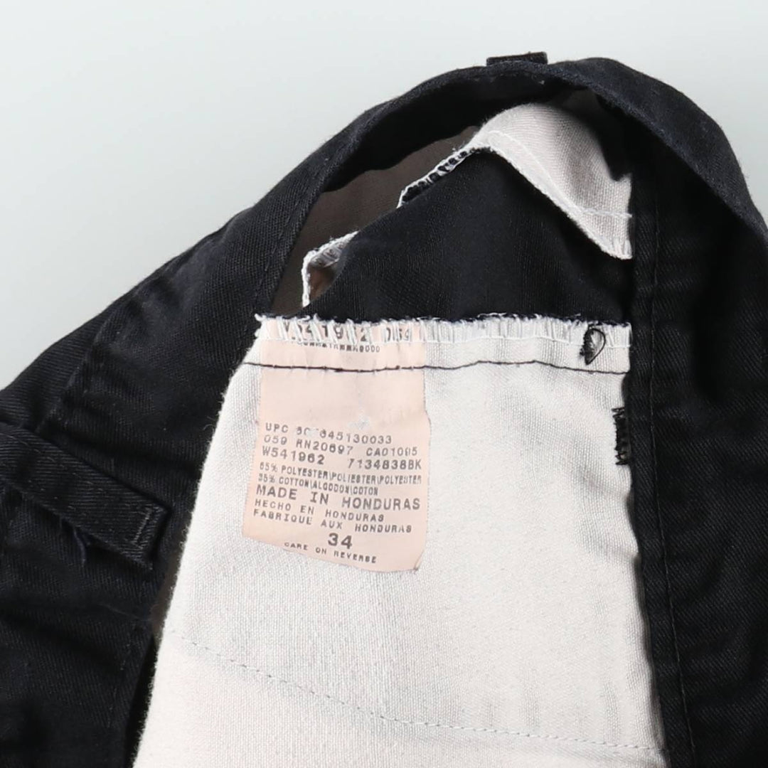 Dickies Work Shorts, Half Pants, Men's, W32 equivalent polyester black type Vintage Second Hand