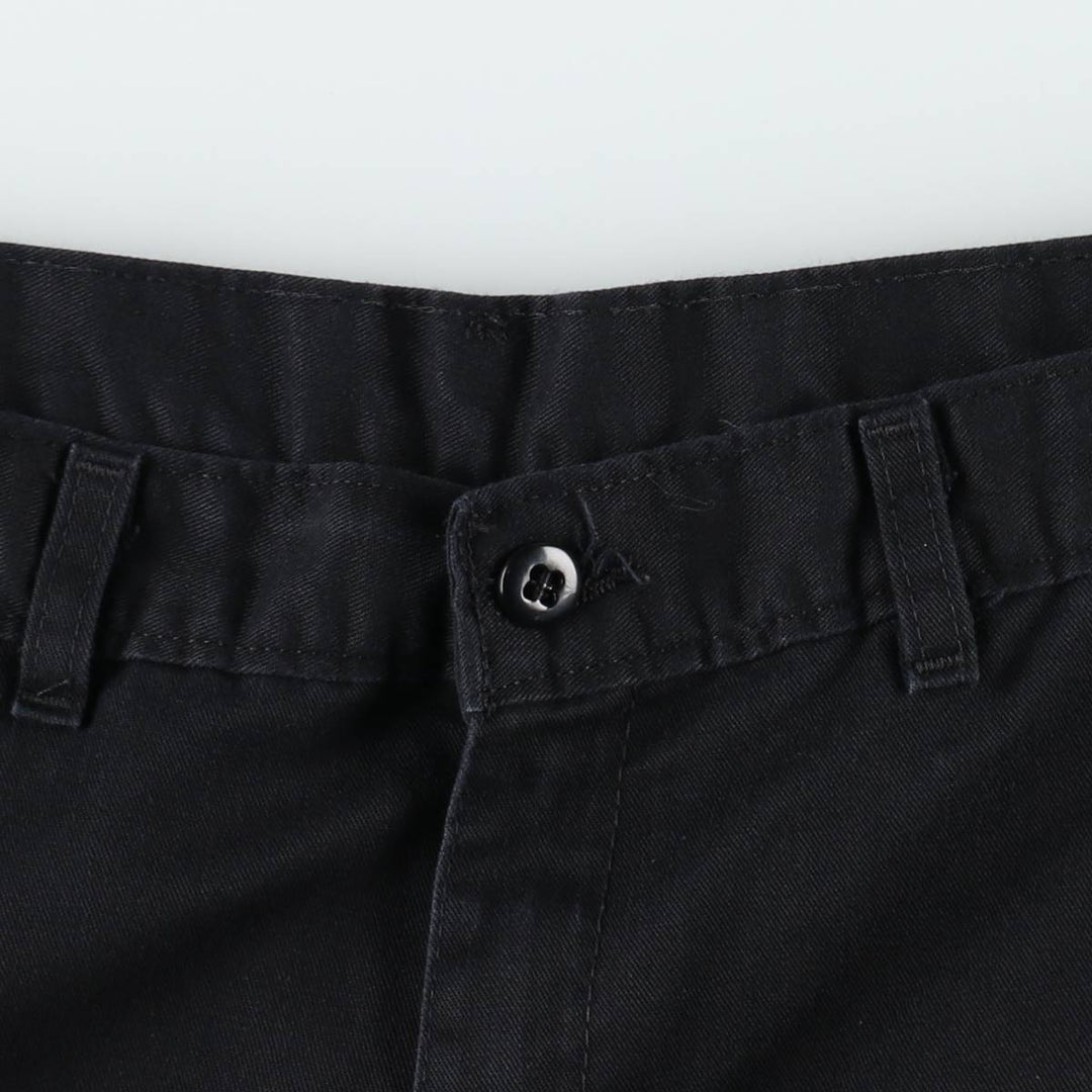 Dickies Work Shorts, Half Pants, Men's, W32 equivalent polyester black type Vintage Second Hand