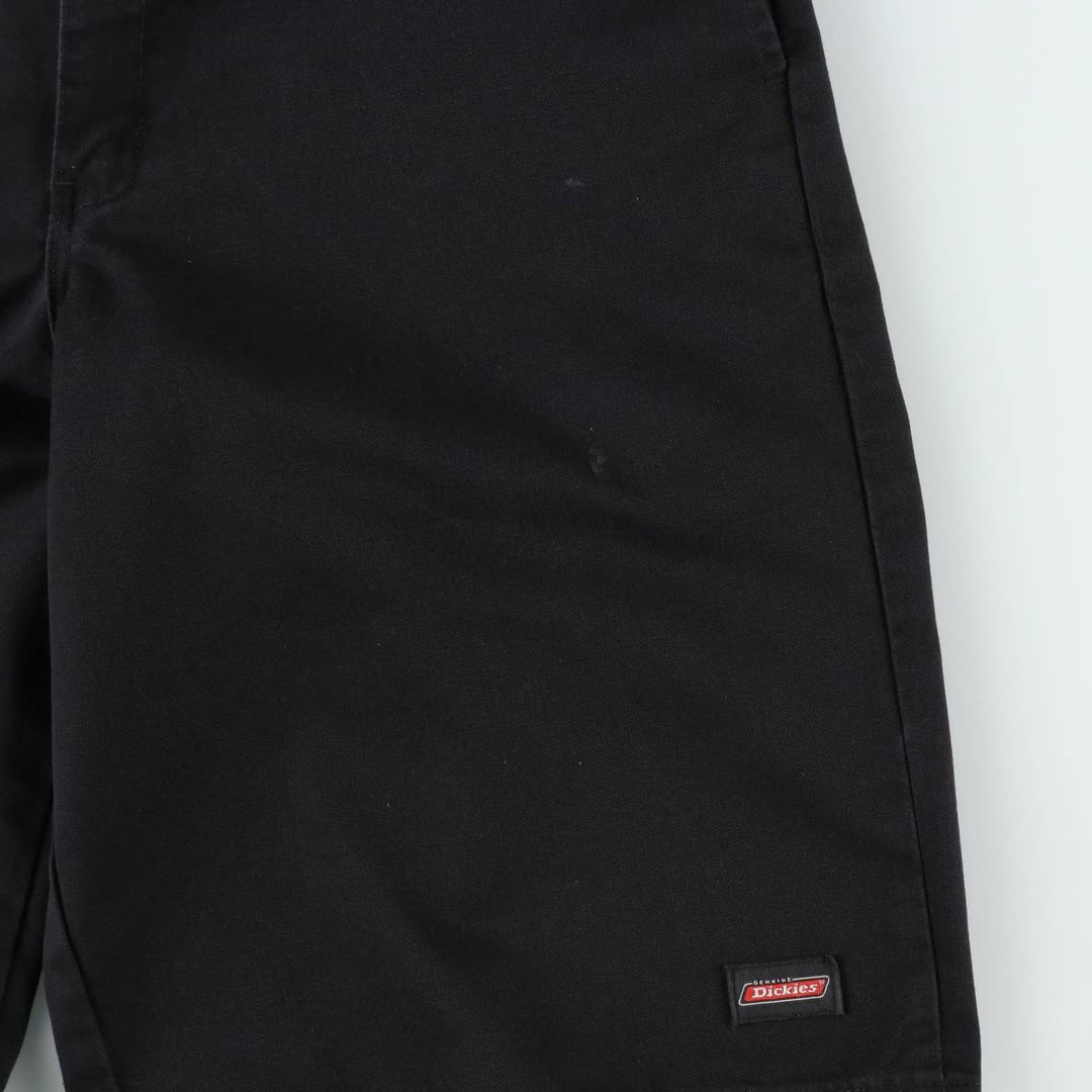 Dickies Work Shorts, Half Pants, Men's, W32 equivalent polyester black type Vintage Second Hand