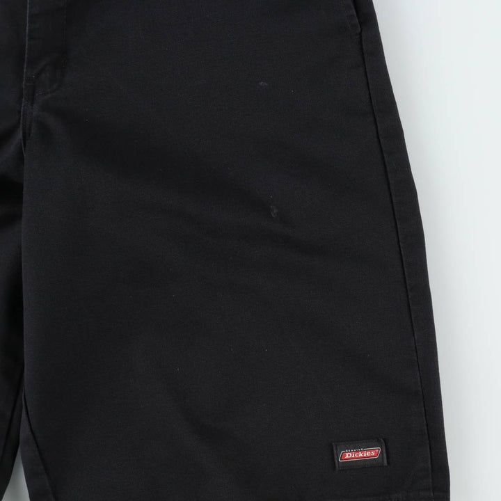 Dickies Work Shorts, Half Pants, Men's, W32 equivalent polyester black type Vintage Second Hand