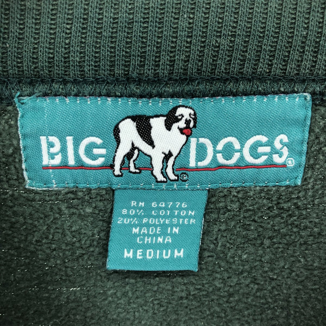 BIG DOGS Back Print Printed Sweatshirt Trainer Men's M size /eaa439213