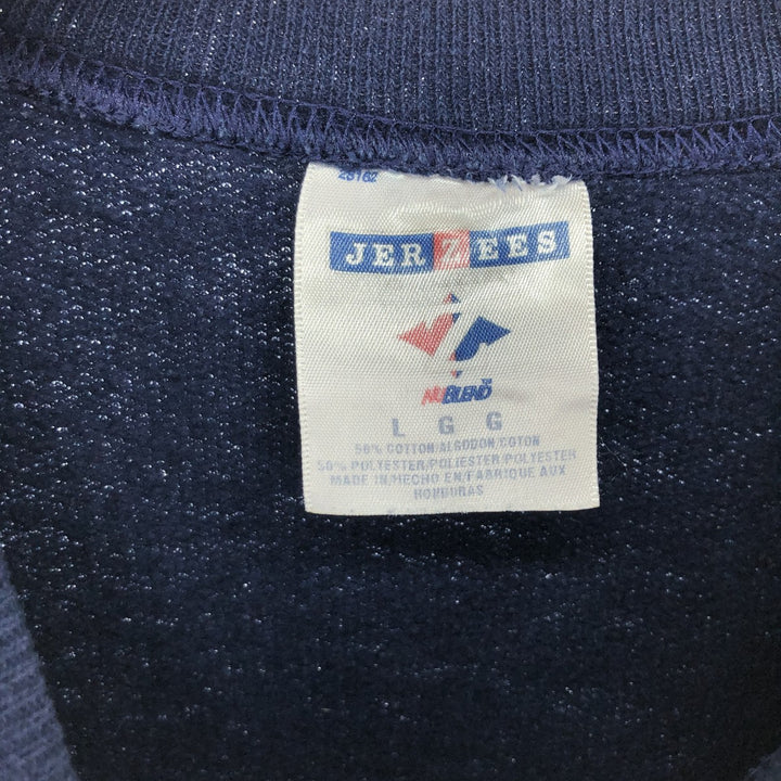 90s~00'S Jerzees Printed Sweatshirt Trainer Men's L Size Vintage /eaa439240