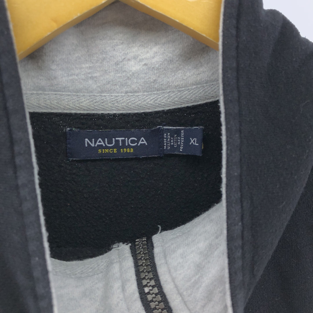 00'S NAUTICA Half-Zip Sweatshirt Trainer Men's XL /eaa439274