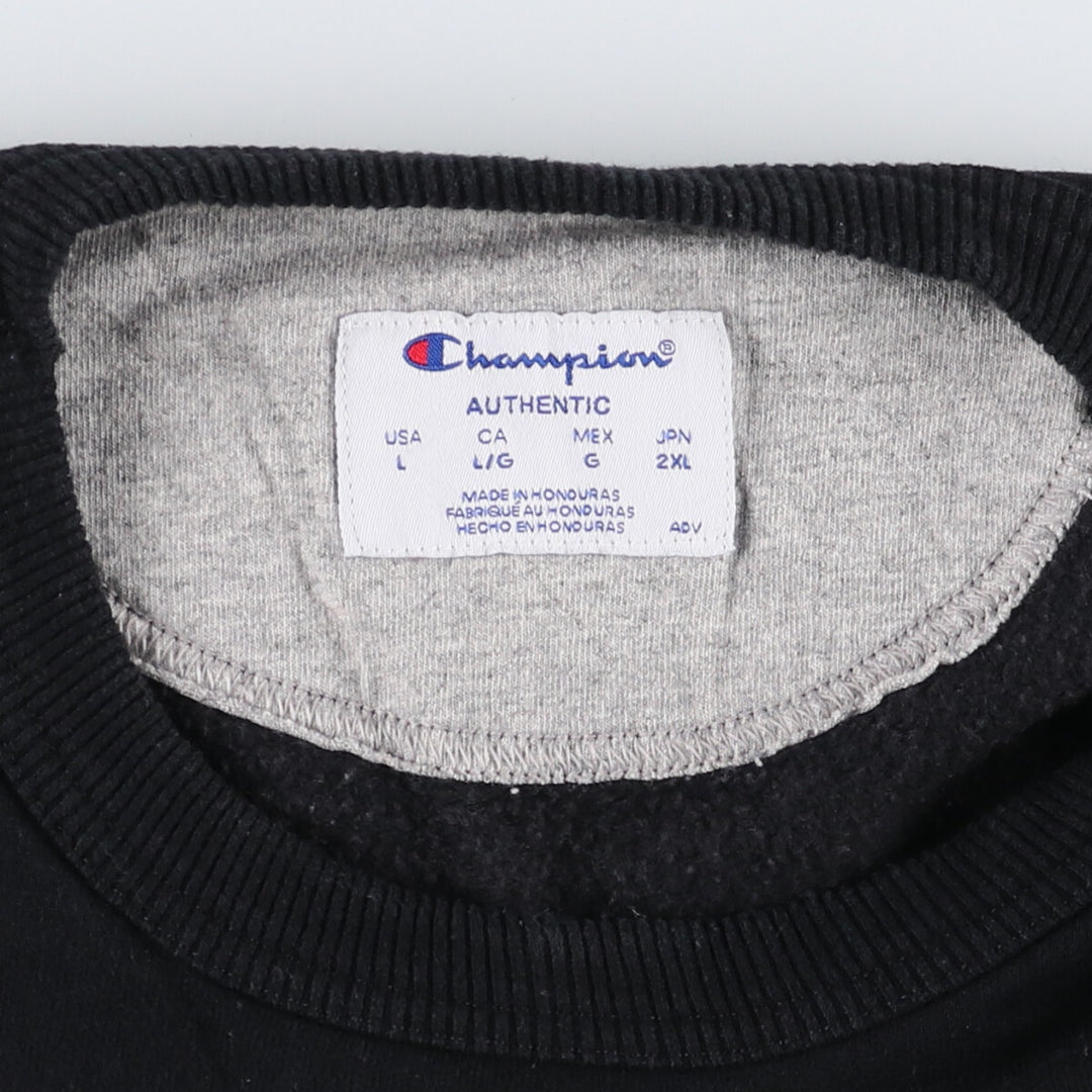 Champion Authentic Athleticwear One Point Logo Sweatshirt Trainer Men's L size / eaa439395