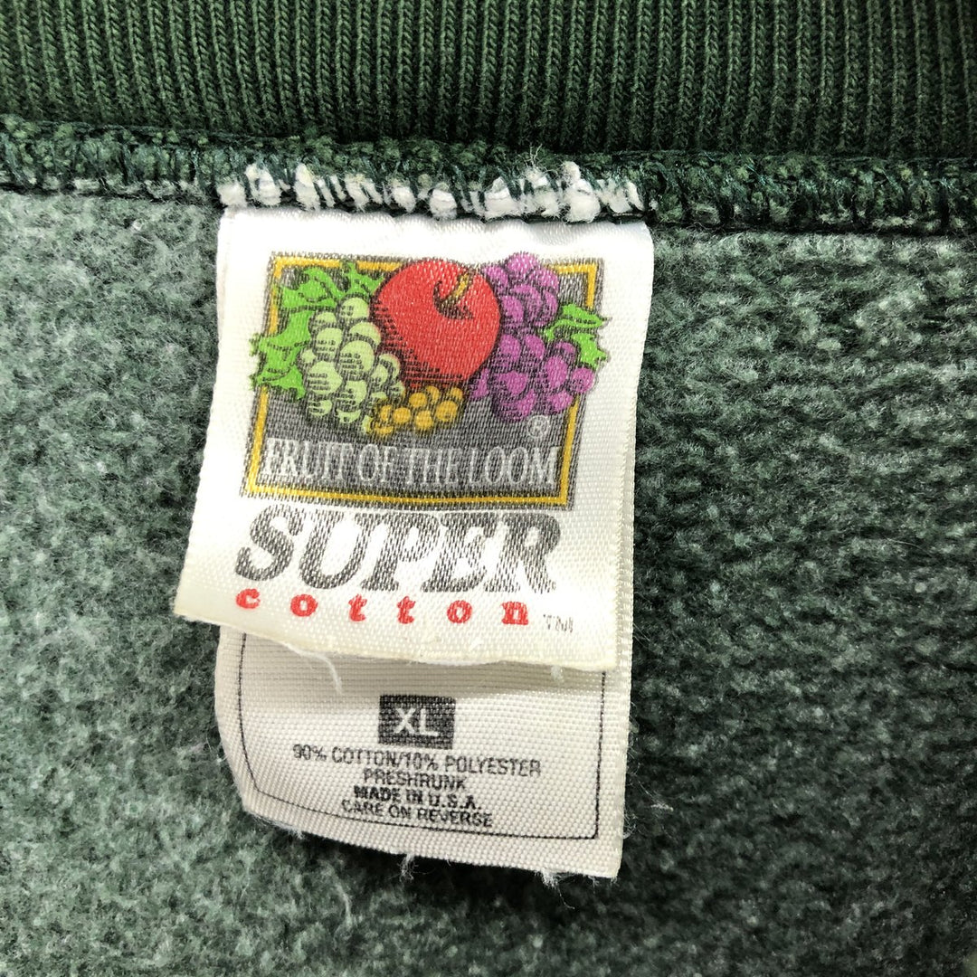 90'S Fruit of the Loom Sweatshirt, Made in USA, Men's XL, Vintage /eaa439494