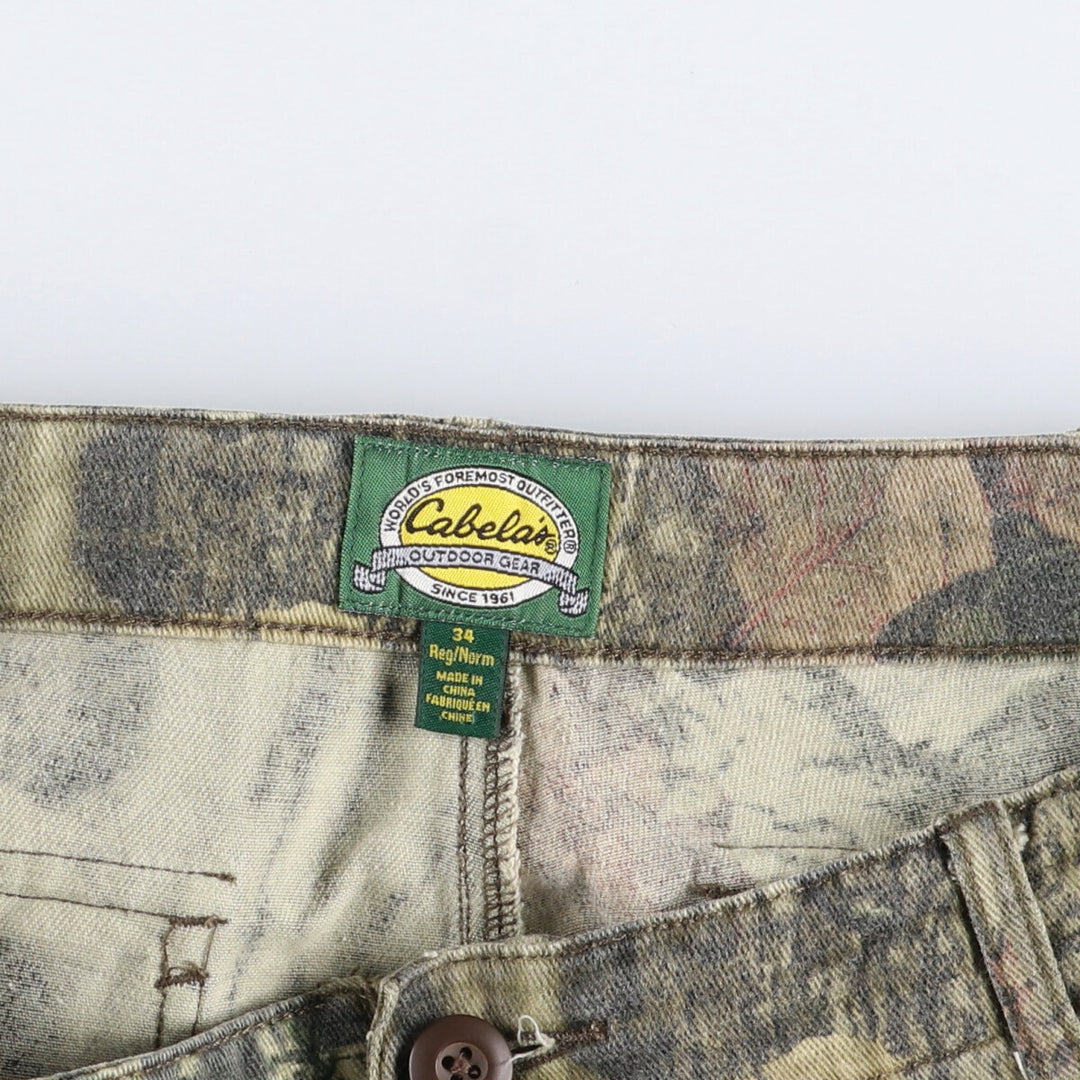 90s~00'S Cabelas Camouflage Pattern Real Tree Camo Cargo Pants Men's W34 equivalent / eaa439506