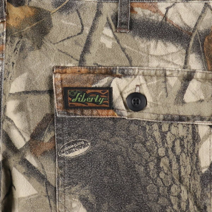 Liberty LIBERTY Camouflage Pattern Real Tree Camo Cargo Pants Men's W35 equivalent /eaa439508