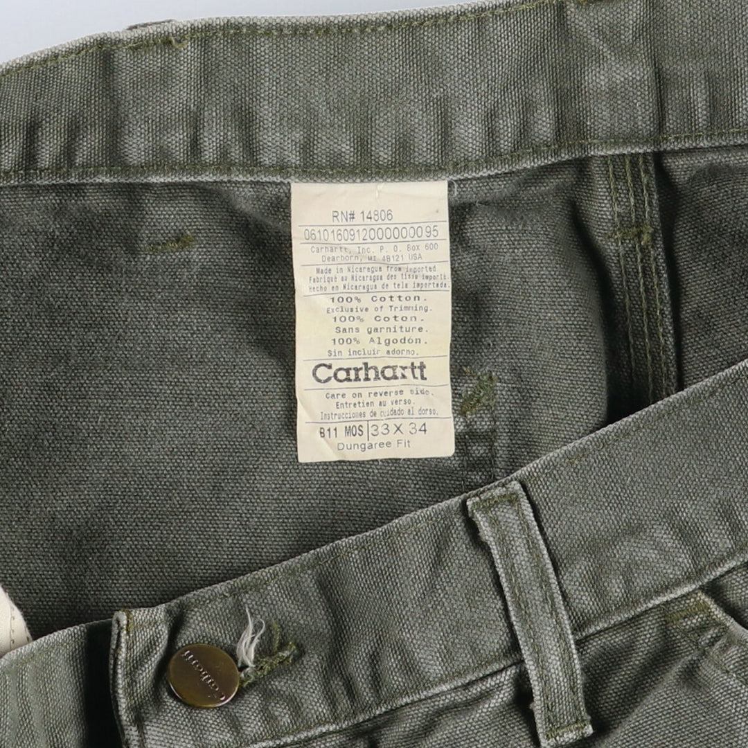 Carhartt Dungaree Fit Duck Painter Pants Men's W33 equivalent / eaa439515