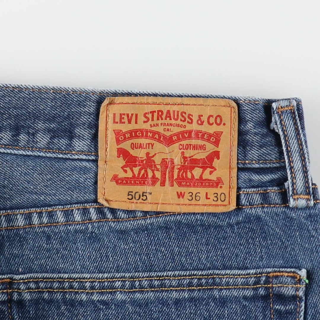 Levi's 505 tapered denim pants for men, equivalent to W35 / eaa439538