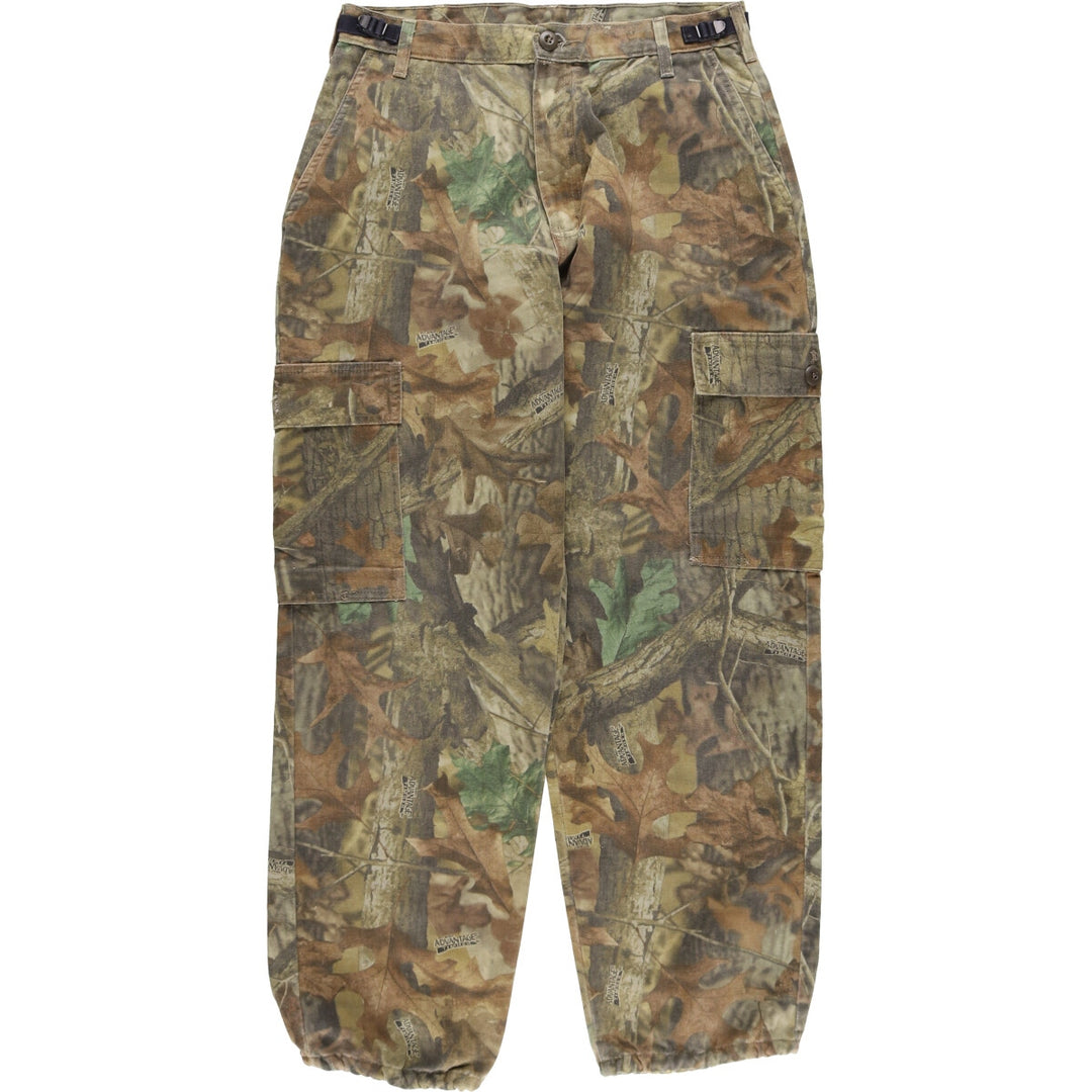 90'S Wrangler Camouflage Pattern Real Tree Camo Cargo Pants Men's S Size Vintage / eaa439570