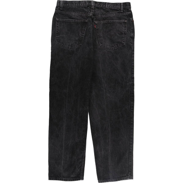 00'S Levi's 43901-7250 Black Denim Tapered Denim Pants Men's W37 equivalent / eaa439588