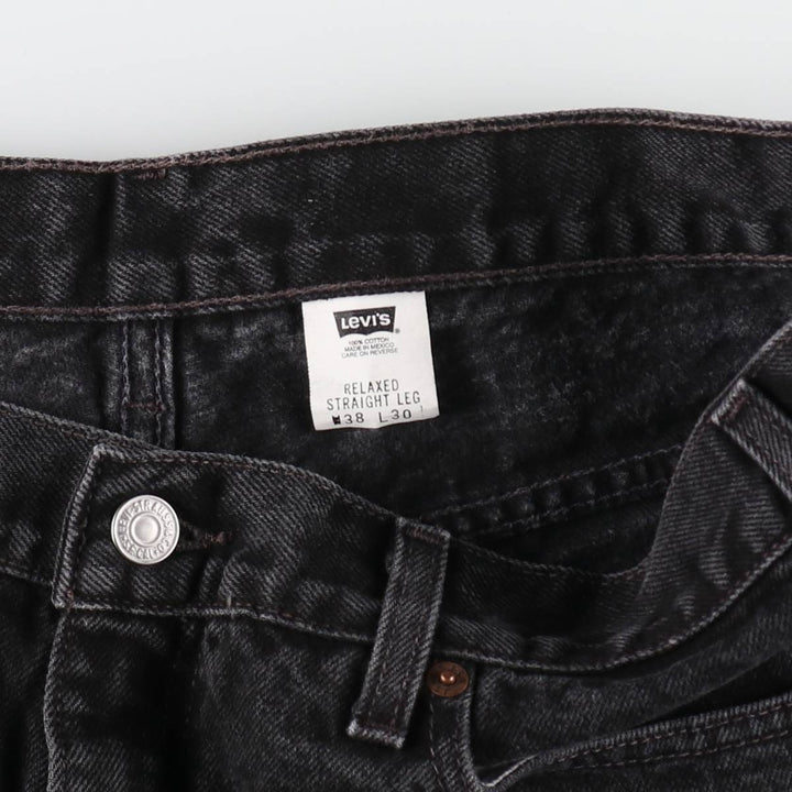 00'S Levi's 43901-7250 Black Denim Tapered Denim Pants Men's W37 equivalent / eaa439588