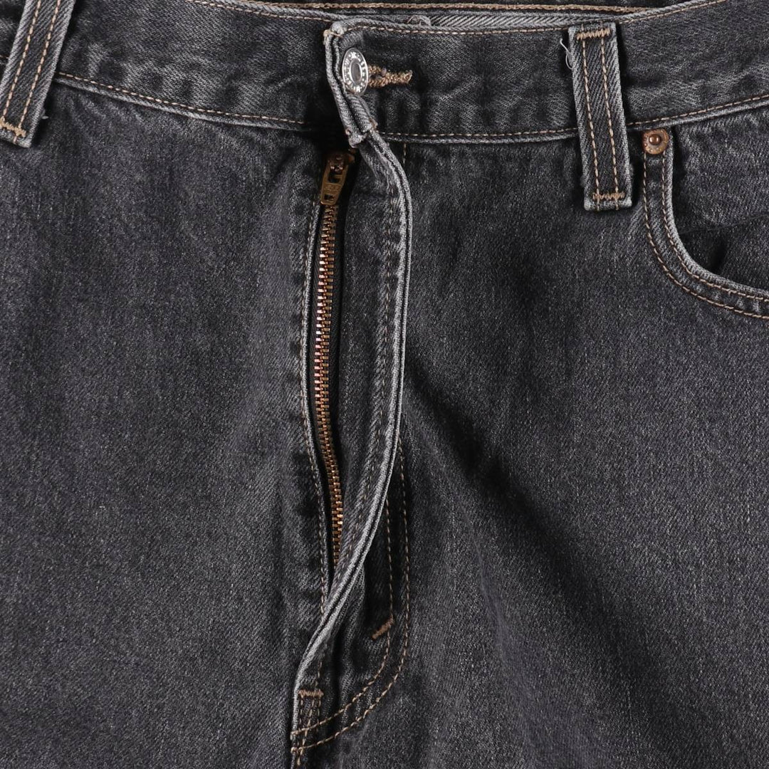 Levi's 569 LOOSE STRAIGHT Black denim straight denim pants for men, size W38 / eaa439591