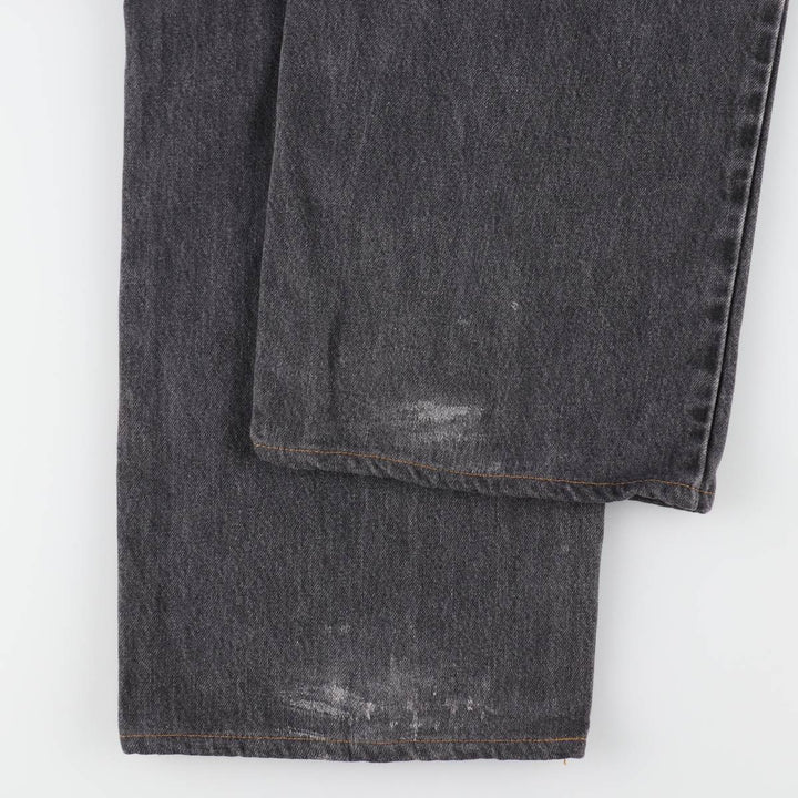 Levi's 569 LOOSE STRAIGHT Black denim straight denim pants for men, size W38 / eaa439591