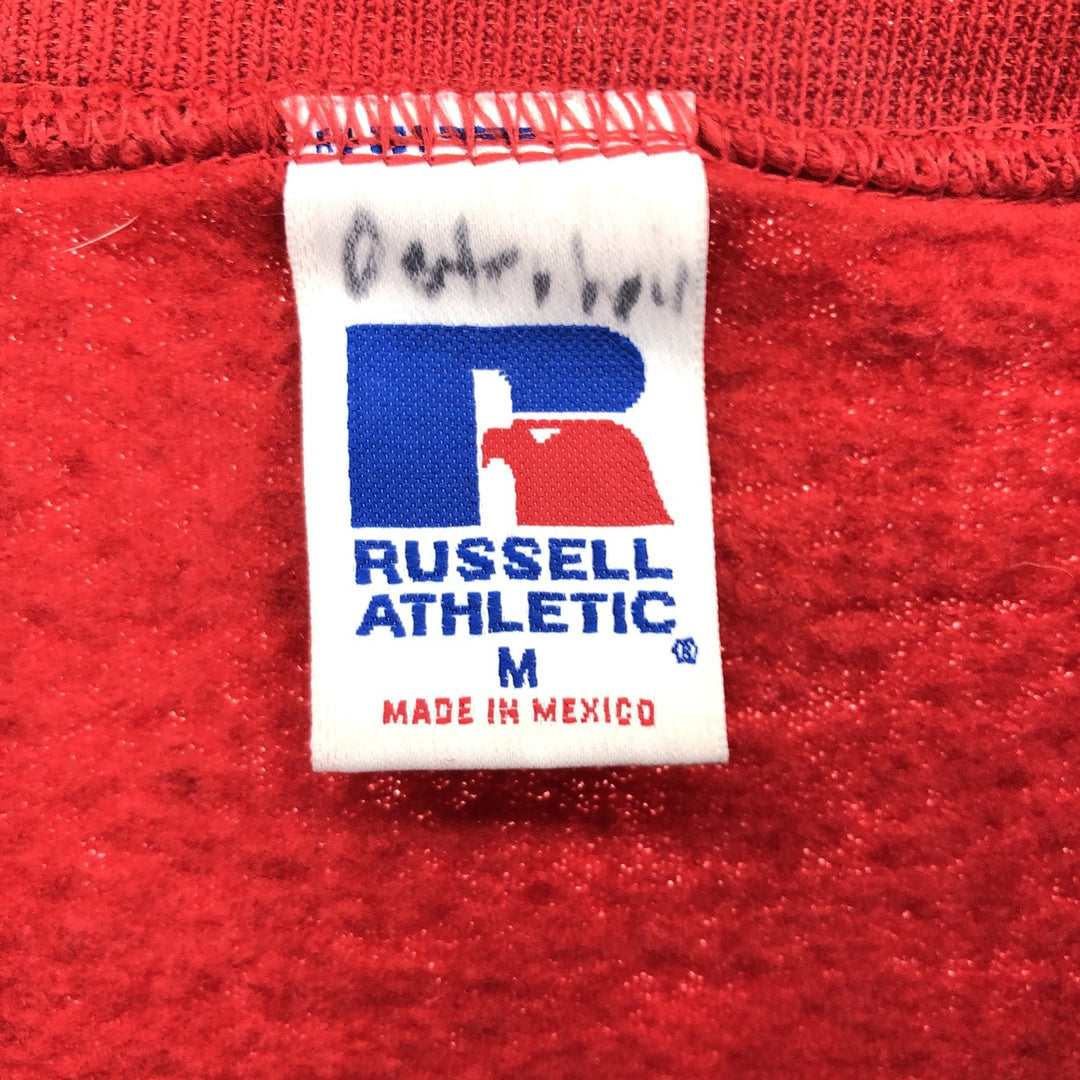 90'S Russell College Character Sweatshirt, Men's M Size Vintage / eaa439604