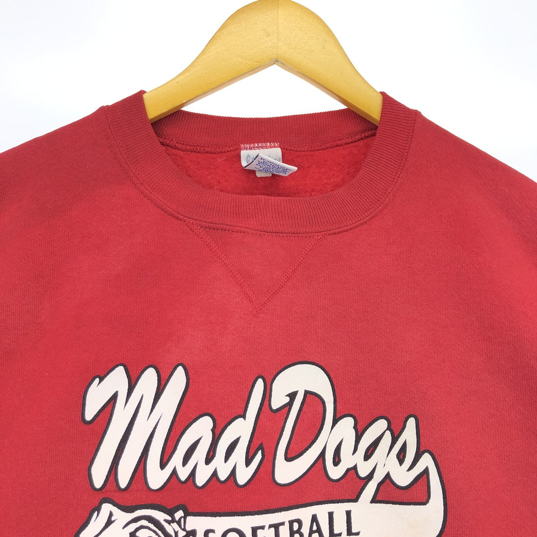 90'S Russell College Character Sweatshirt, Men's M Size Vintage / eaa439604