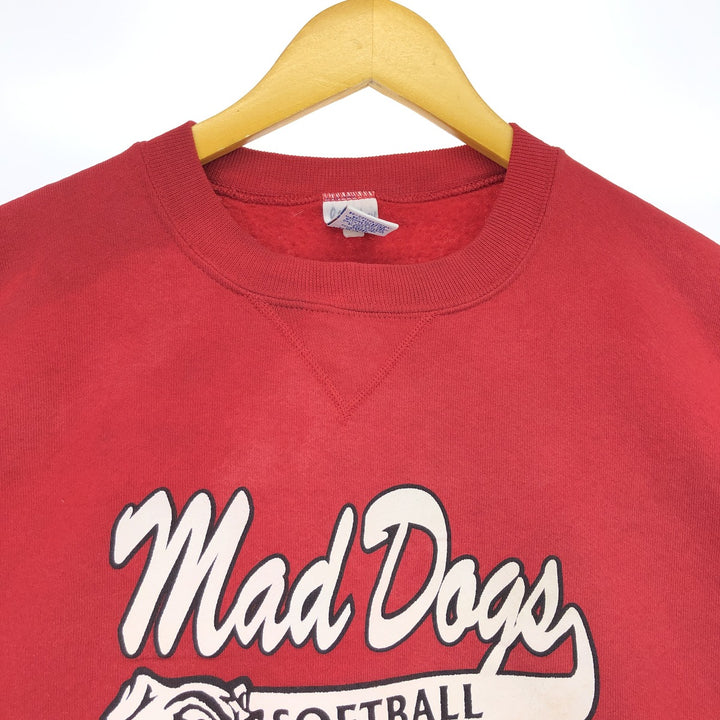 90'S Russell College Character Sweatshirt, Men's M Size Vintage / eaa439604