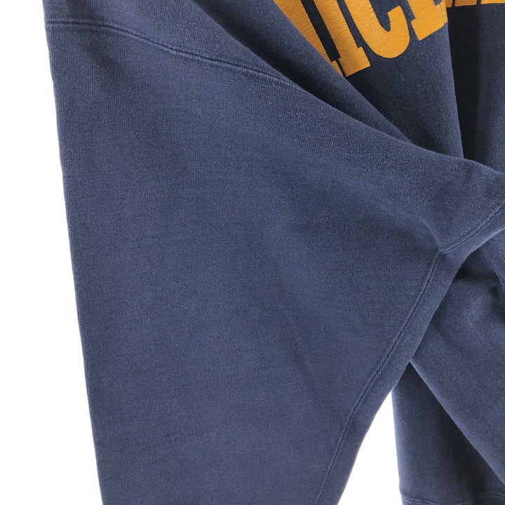 ~90'S MICHIGAN University of Michigan Reverse Weave College Sweatshirt Trainer Men's L size /eaa439614