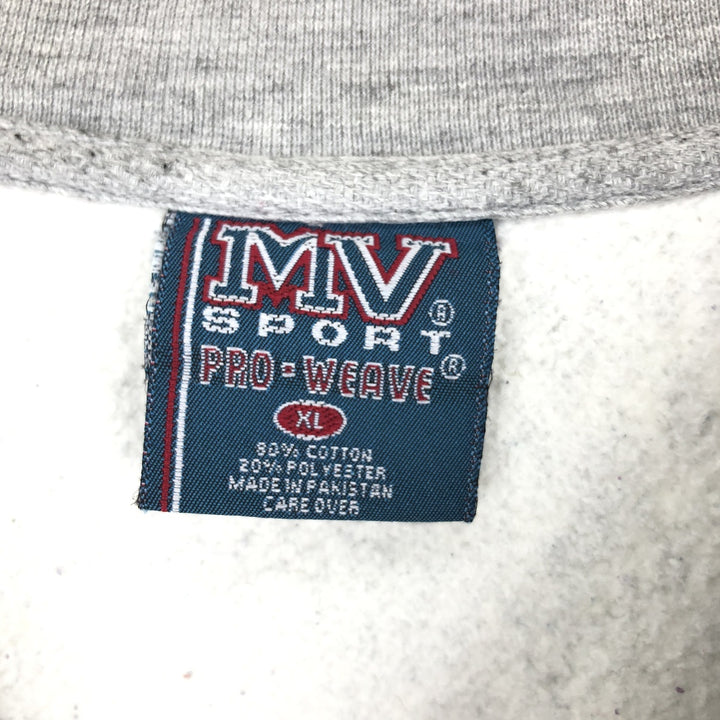 90s~00'S MV SPORT PRO-WEAVE Reverse Weave Type Printed Sweatshirt Trainer Men's XL Vintage /eaa439649