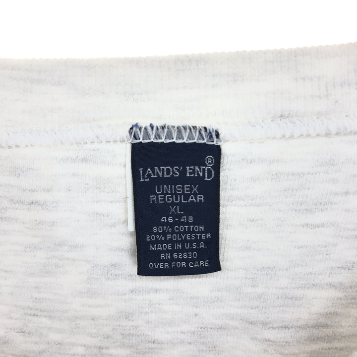 90'S LANDS' END Printed Sweatshirt, Made in USA, Men's XL, Vintage /eaa439652