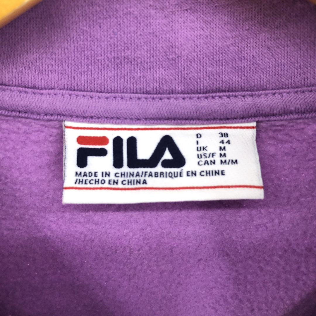 00'S FILA Half-Zip Sweatshirt Trainer Women's M size / eaa439681