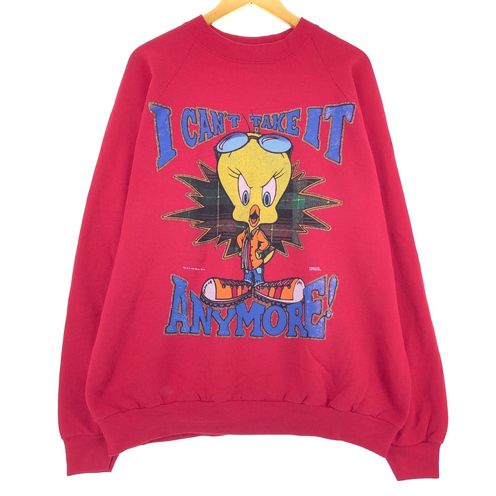 90'S Looney Tunes Tweety character sweatshirt, men's XL size, vintage / eaa439687