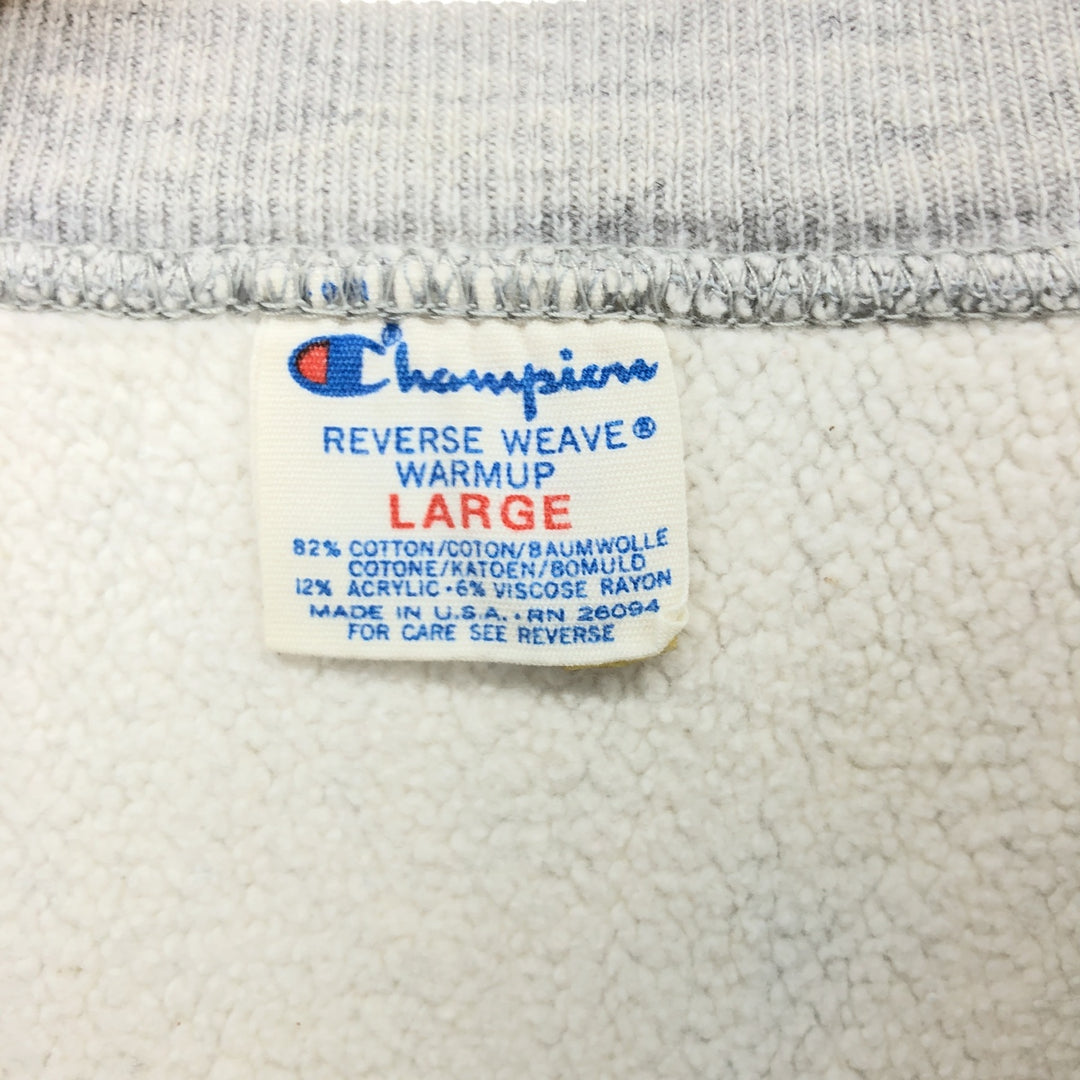 80'S Champion Reverse Weave Tricot Tag College Sweatshirt, Made in USA, Men's L Size, Vintage /eaa439688