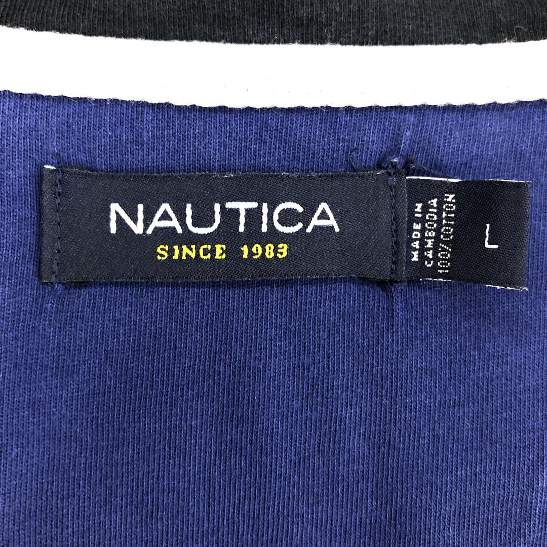 NAUTICA Half-Zip Sweatshirt, Men's L size / eaa439743